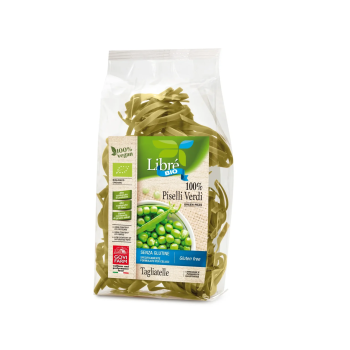 Organic green pea pasta...