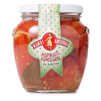 Tomatoes marinated with...