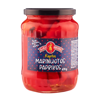 Cepta marinēta paprika, 670...